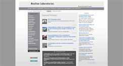 Desktop Screenshot of moultonlabs.com